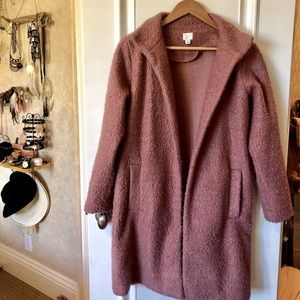 A new day dusty rose coat - small